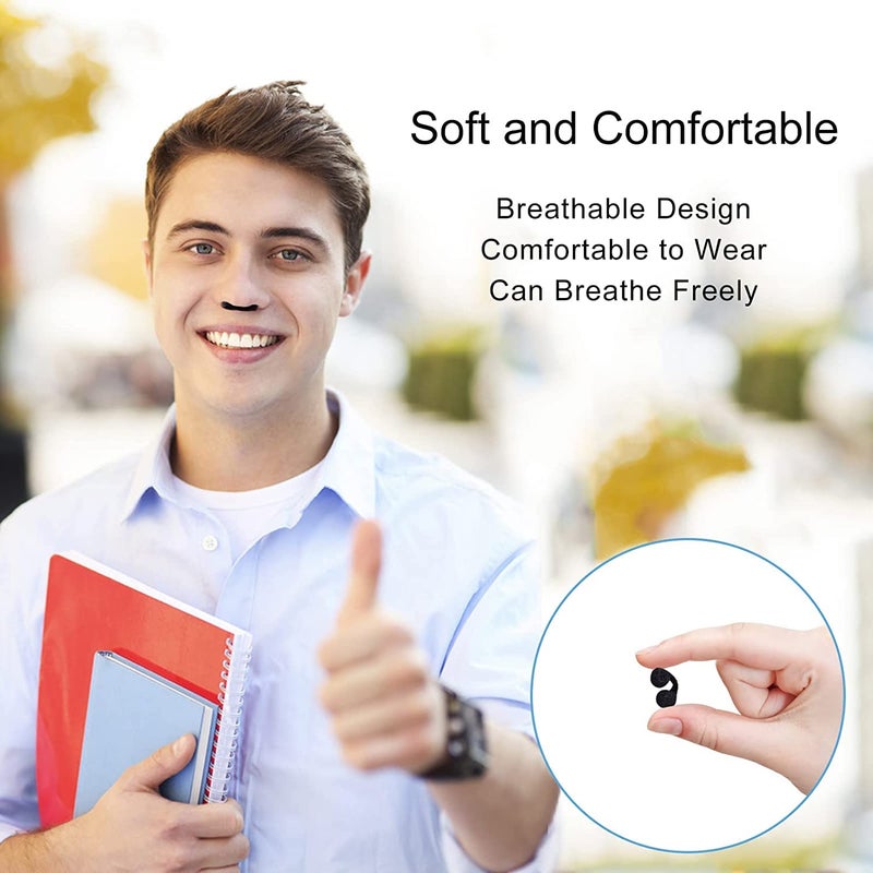 ELERA 100 Pieces Nose Plugs Disposable, Nose Filters for Sunless Airbrush Spray Tanning, Nose Plug for Allergies and Dust, Spray Tan Nose Filter Sponge (Black) - Image 5