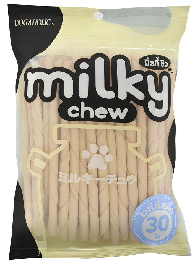 Rena Dogaholic Milky Chew Stick Style for Dogs of All Ages and Sizes Milk-Flavoured Treat, Pack of 4 - Sticks 15 Pieces - Image 2