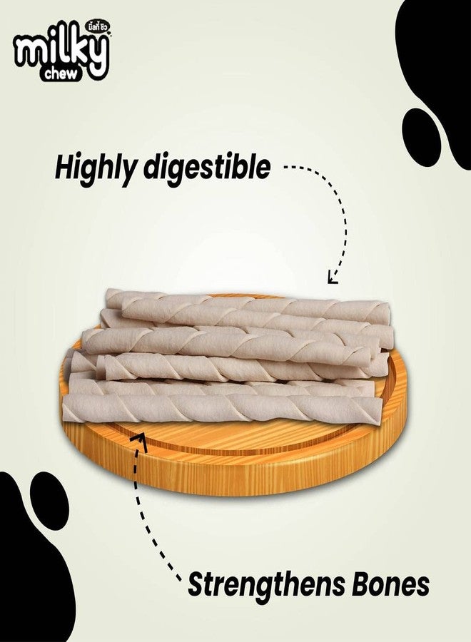 Rena Dogaholic Milky Chew Stick Style for Dogs of All Ages and Sizes Milk-Flavoured Treat, Pack of 4 - Sticks 15 Pieces - Image 4