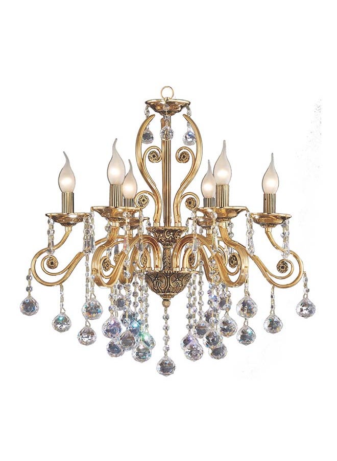 Kandil Egypt 8-Arm Chandelier  (Saltergold X Soltergold Black) 