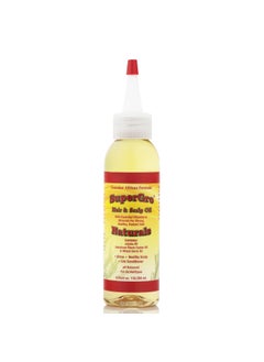Genuine African Formula SuperGrow Hair and Scalp Oil - Nourishing, Moisturizing, Shining Lightweight Blend for Dry Scalp (4oz)