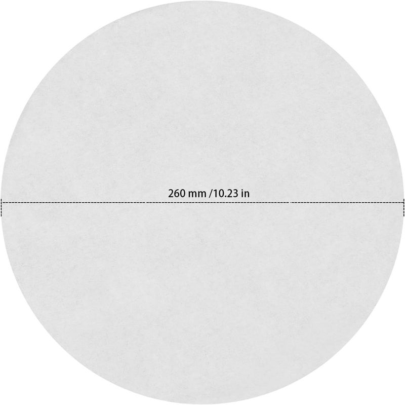 ZEONHAK 200PCS 26cm Round Baking Parchment Paper, 10 Inch Non Stick White Baking Parchment Circles, Cake Tin Liners Greaseproof Baking Sheets for Cake Tin, Tortilla Press - Image 2