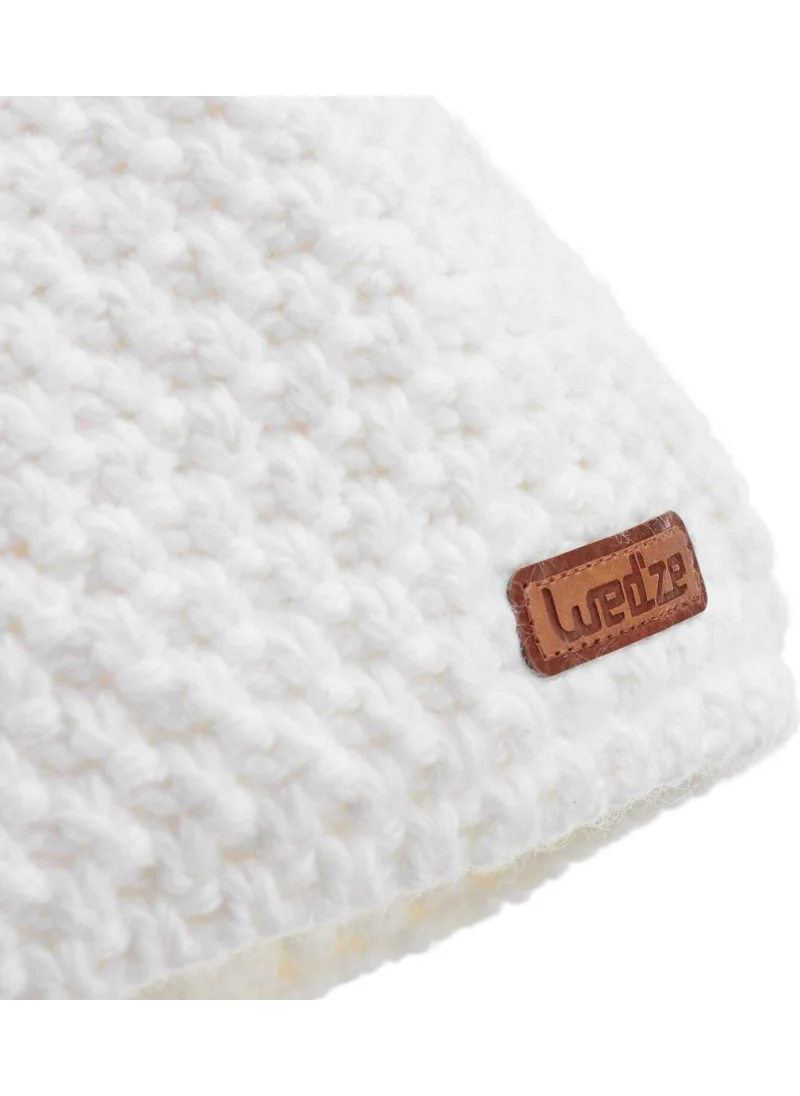 Nikadu Wedze Adult Ski Beanie - White - Timeless