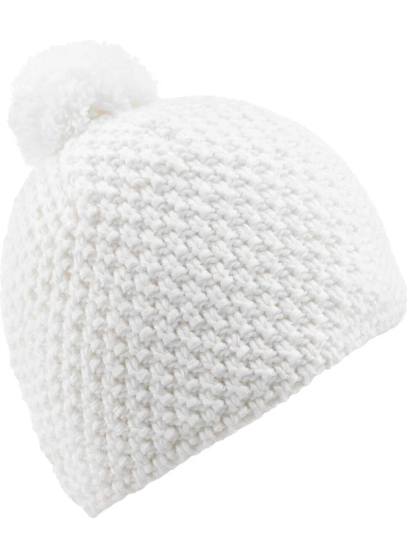 Nikadu Wedze Adult Ski Beanie - White - Timeless