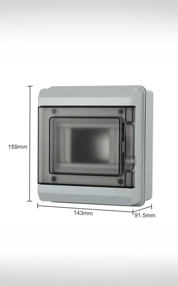 kashemano 5 Way Module ,Electrical Distribution Box,Distribution Protection Box with Wide-Angle Hinged Door,  IP65 Sealing - Image 2