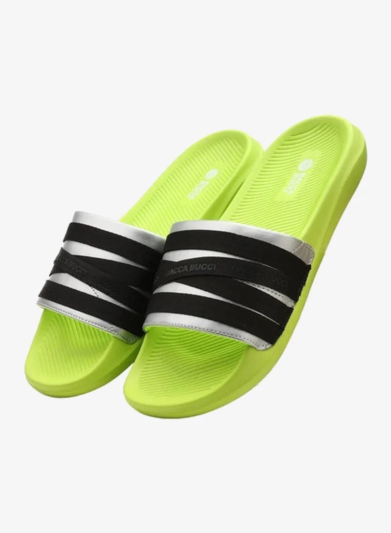 Bacca Bucci Volt Green Galaxy Slides – Ultra-Comfort EVA Slip-Ons for Men | Best Price UAE
