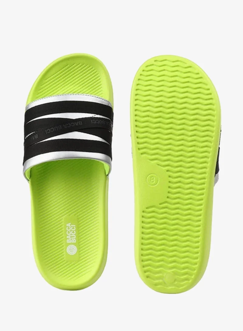 Bacca Bucci Volt Green Galaxy Slides – Ultra-Comfort EVA Slip-Ons for Men | Best Price UAE