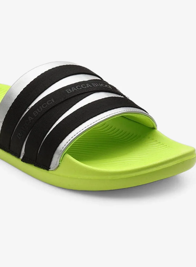 Bacca Bucci Volt Green Galaxy Slides – Ultra-Comfort EVA Slip-Ons for Men | Best Price UAE