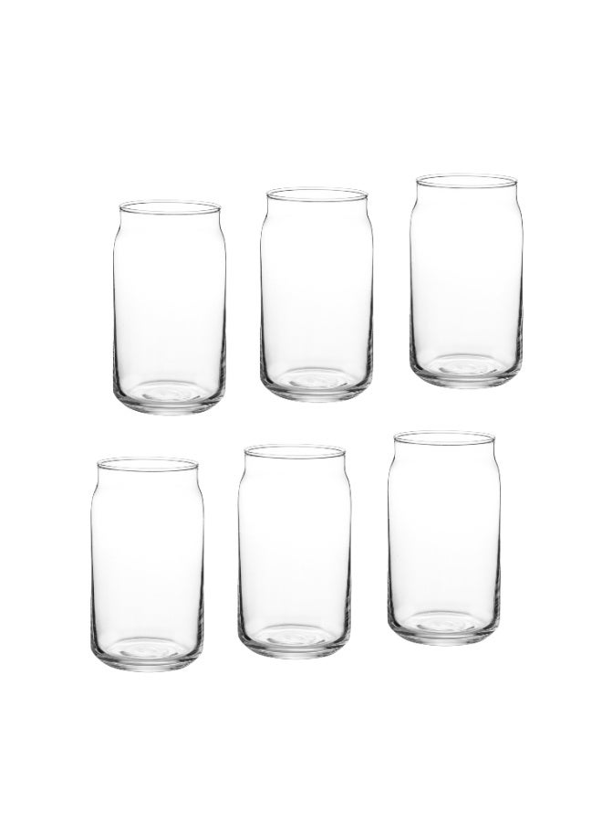 Blink Max Set of 6 High-Quality Clear Glass Tumblers - Image 1
