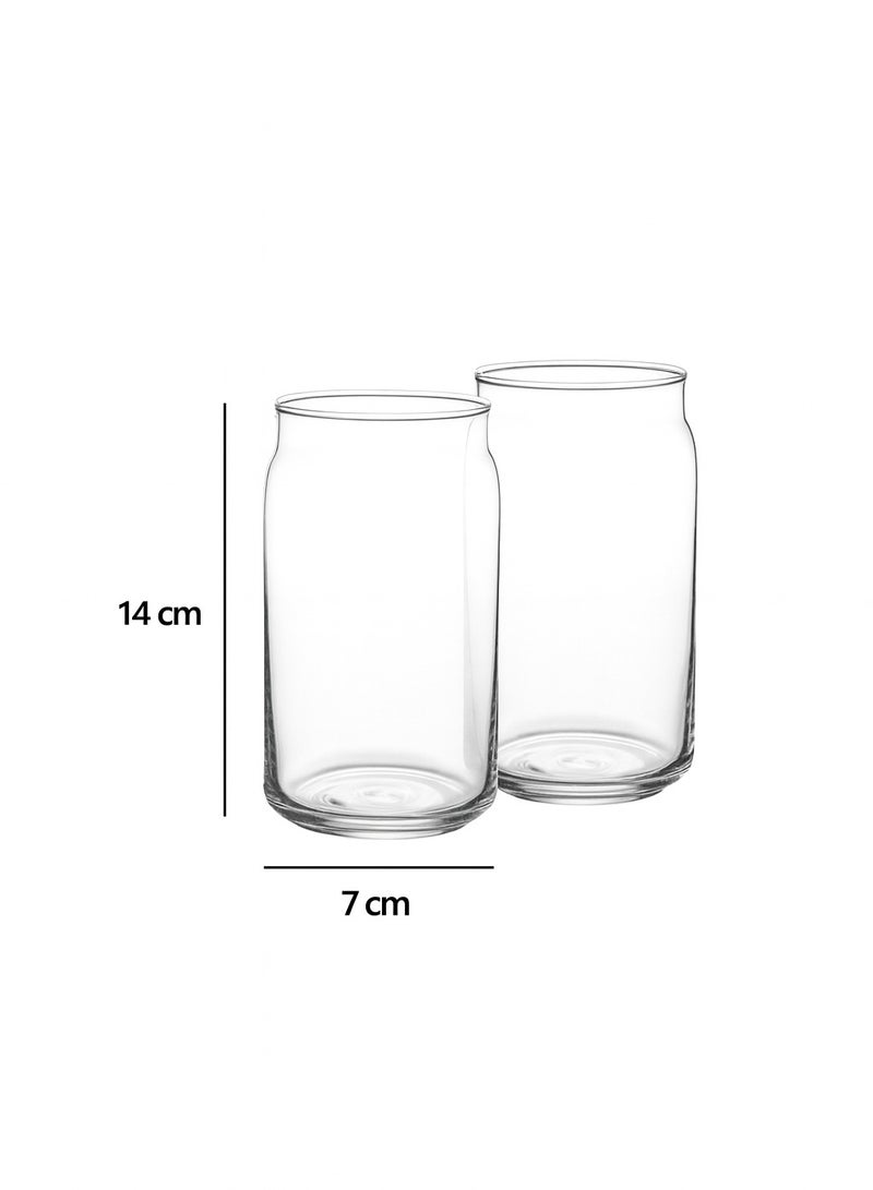 Blink Max Set of 6 High-Quality Clear Glass Tumblers - Image 4