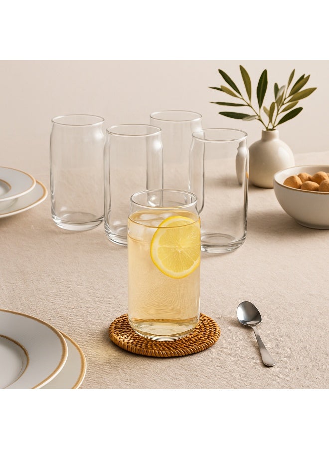 Blink Max Set of 6 High-Quality Clear Glass Tumblers - Image 2