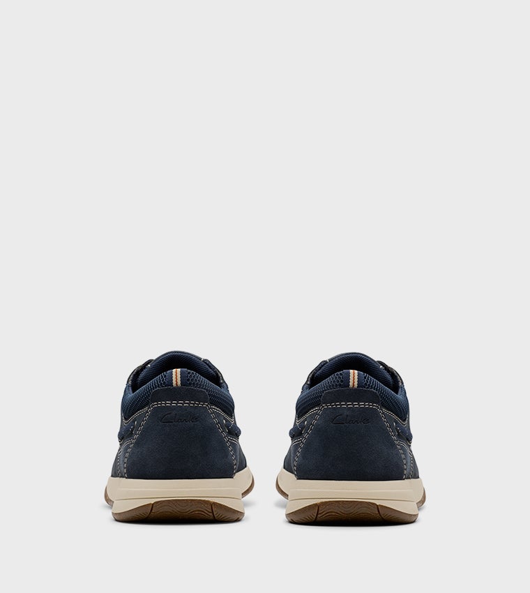 clarks Sailview Lace Navy Nubuck - Image 5