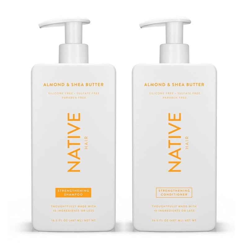 Native Vanilla & Cactus Flower 2-in-1 Shampoo & Conditioner Contain Naturally Derived Ingredients |All Hair Type Color & Treated, Fine to Dry Damaged, Sulfate & Dye Free - 2-Pack - Image 1