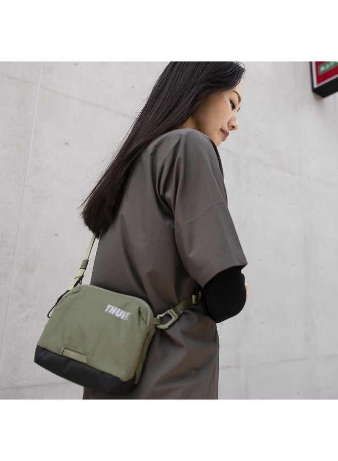 Thule Unisex-Adult Paramount Crossbody Bag 2L Soft Green|Stylish Water Resistant Design|Carry Options: Front,Back,Side,Bag-in-Bag|Easy Access Top Zipper|Interior Zippered Divider&Mesh Pockets - Image 2