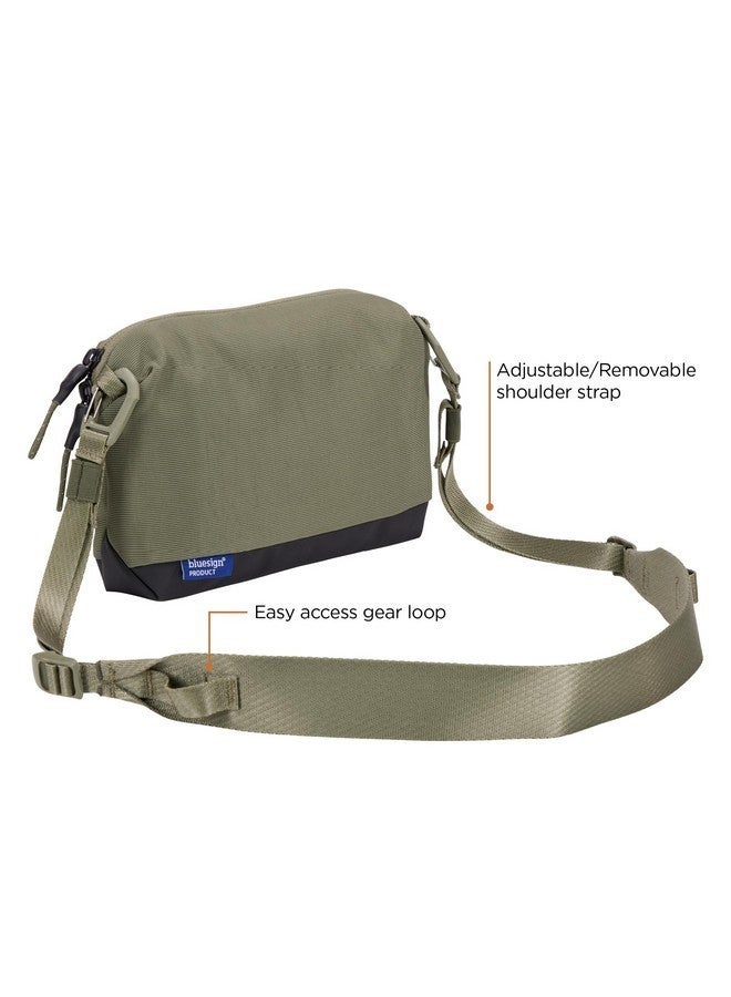 Thule Unisex-Adult Paramount Crossbody Bag 2L Soft Green|Stylish Water Resistant Design|Carry Options: Front,Back,Side,Bag-in-Bag|Easy Access Top Zipper|Interior Zippered Divider&Mesh Pockets - Image 4