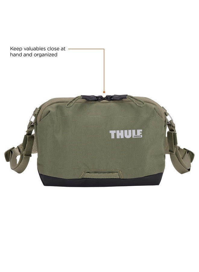 Thule Unisex-Adult Paramount Crossbody Bag 2L Soft Green|Stylish Water Resistant Design|Carry Options: Front,Back,Side,Bag-in-Bag|Easy Access Top Zipper|Interior Zippered Divider&Mesh Pockets - Image 3