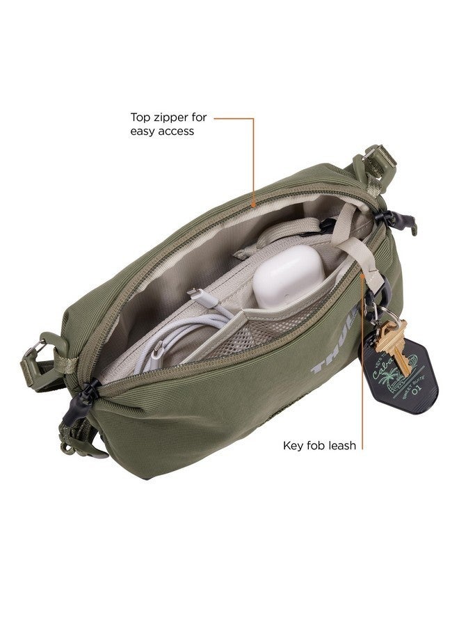 Thule Unisex-Adult Paramount Crossbody Bag 2L Soft Green|Stylish Water Resistant Design|Carry Options: Front,Back,Side,Bag-in-Bag|Easy Access Top Zipper|Interior Zippered Divider&Mesh Pockets - Image 5
