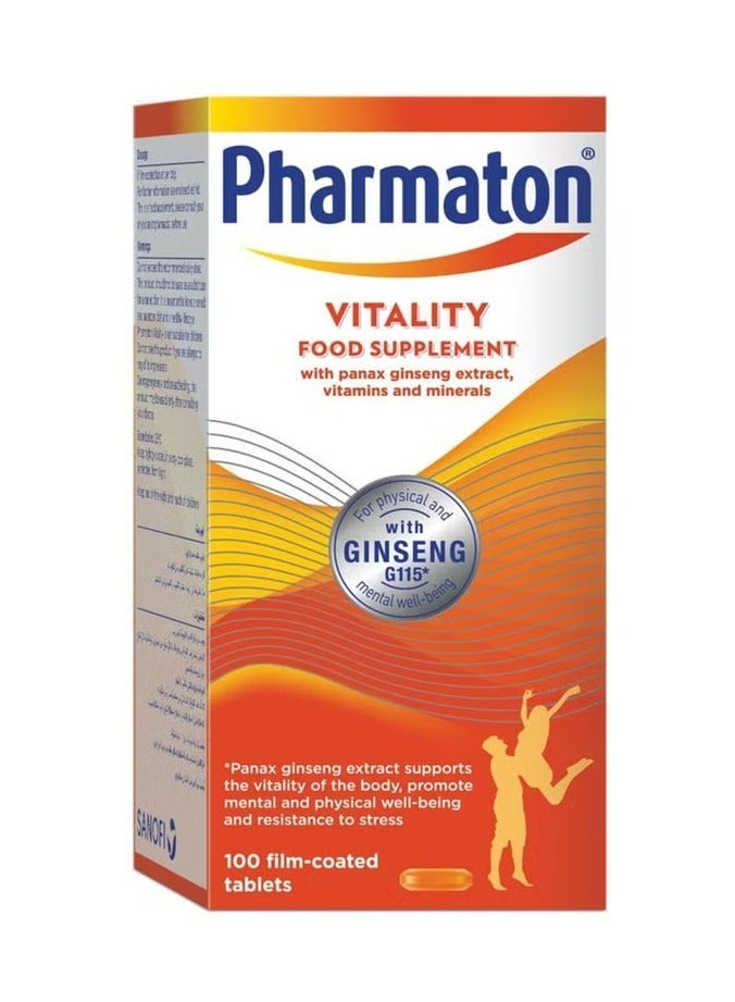 Pharmaton Vitality Capsules 100 s