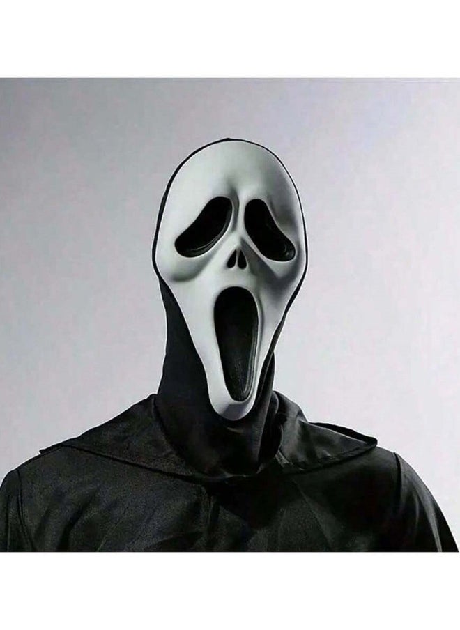 CCOVERY Scary Mask skull Ghost Scary Terror Scream Masquerade Party Cosplay Costume  - Image 4