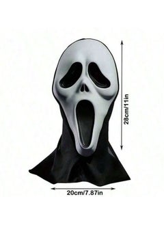 CCOVERY Scary Mask skull Ghost Scary Terror Scream Masquerade Party Cosplay Costume  - Image 2