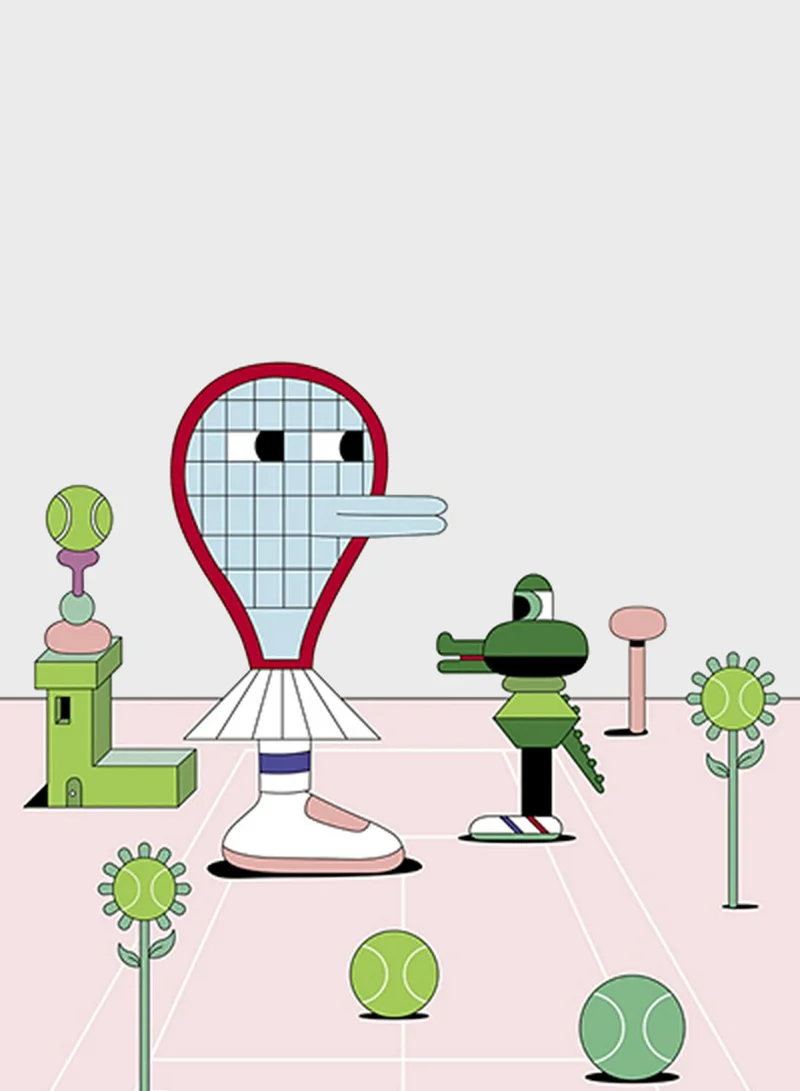 LACOSTE Blanc Pour Lui x Jeremyville Edt 50ml