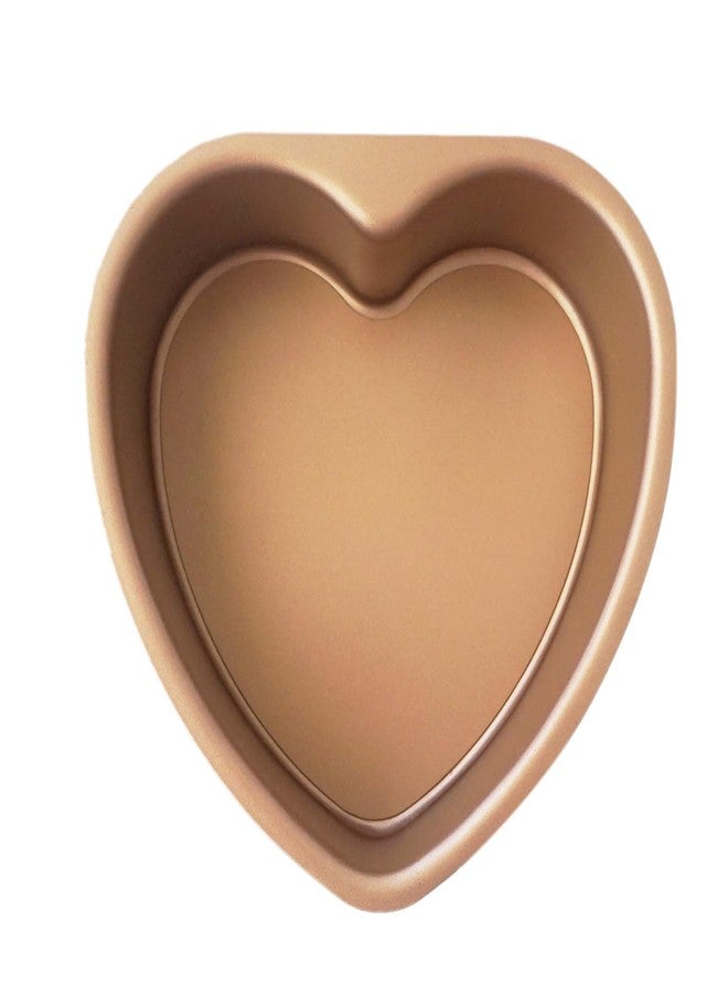 Heluok Heart Shaped Cake Pan 6Inch, Gold Heart Cake Pan Removable Bottom, Muffin Pan Baking Set of 2 for Brownies, Cheesecake, Non-Stick Carbon Steel Shape Mold, Love - Image 5