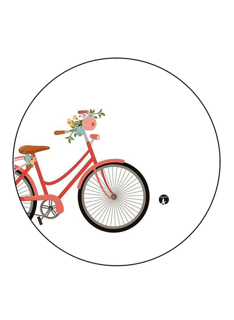 Bike Printed Mouse Pad  Multicolour