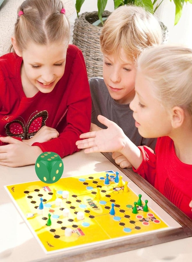 مكعبات نرد خضراء كبيرة، مكعبات نرد، نرد، مناسبة لألعاب الطاولة، والحفلات، ورحلات التخييم، والترفيه العائلي، والأدوات التعليمية - Image 4