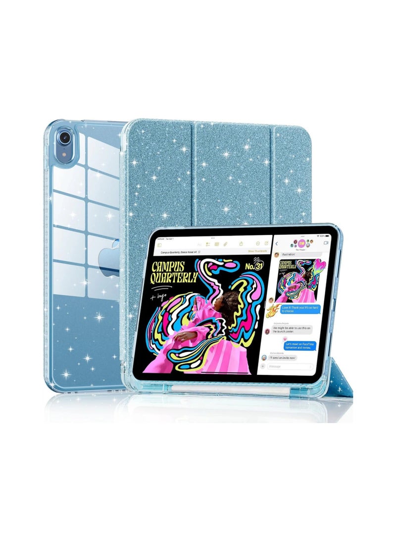 عام غلاف أكريليك براق متوافق مع iPad الجيل الحادي عشر 2025 (A16)، غطاء لوحي مقاوم للصدمات بتصميم TPU مضاد للانحناء، غطاء واقي شفاف براق - Image 1