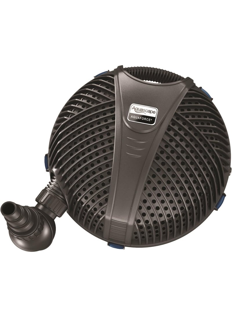 Aquascape Aquascape AquaForce 1000 Solids Handling Pond Pump 91011  Black  - Image 5