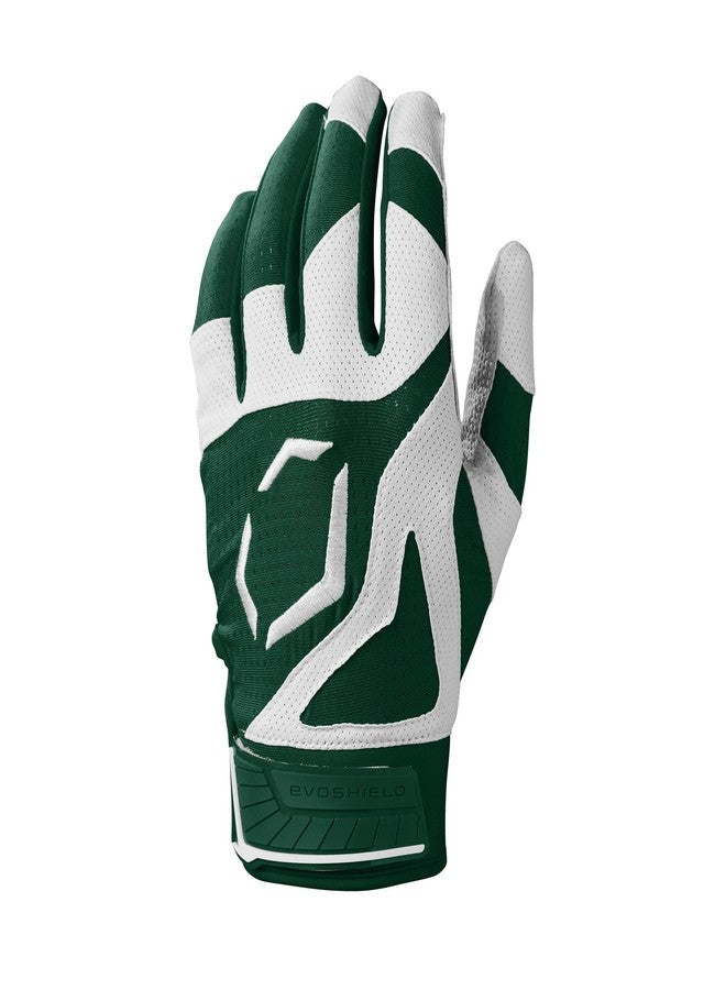 EvoShield SRZ-1™ Adult Batting Gloves - Dark Green, Medium - Image 2