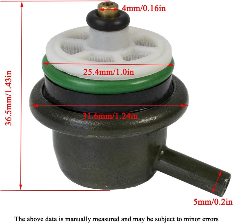 AUPARTIK Fuel Injection Pressure Regulator for 1996-2006 Chevrolet, GMC, Buick, Cadillac, Isuzu, Pontiac, Oldsmobile, Hummer - Image 3
