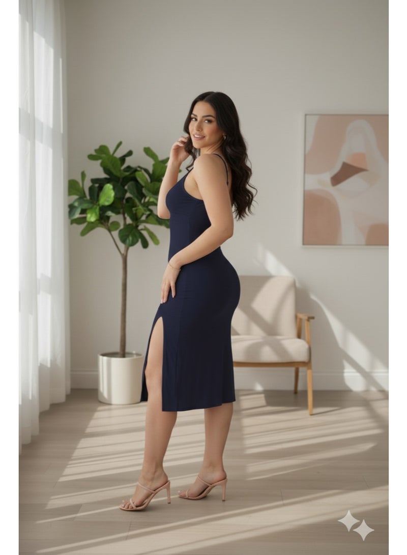 MANIKAN women's wear with very soft material with an easy-to-use design for highly comfortable use Long dress with soft cotton material - Image 2