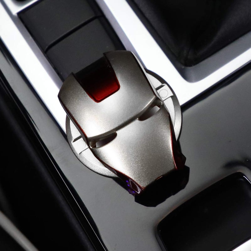 OUMETE Car Engine Start Button Cover ABS Car Ignition Switch Decorative Cover, auto Interior Ignition Accessories car Two-Color Start Ring - Image 4