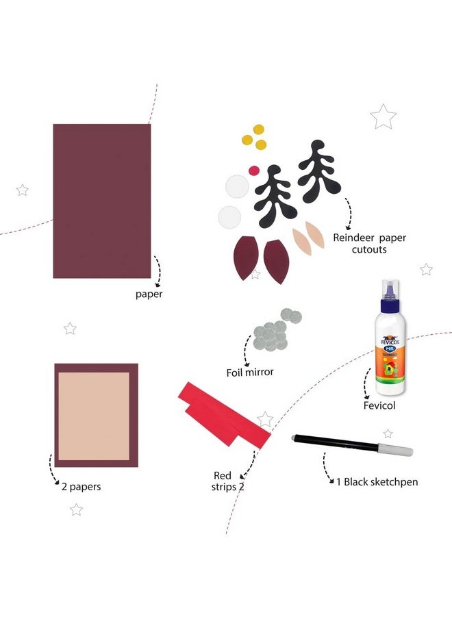 Lighthouse - LIGHTHOUSE Art and Craft Kit | DIY Santa Claus Puppet Kit for Kids, Includes Brown Paper Bag, Santa Paper Cutouts, and More | Christmas Gift for Kids (Pack of 10) - Image 1