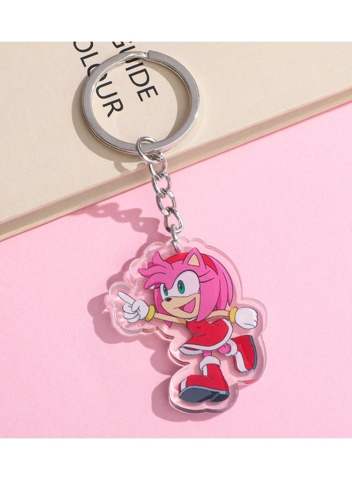 سلسلة مفاتيح أكريليك من إيمي روز