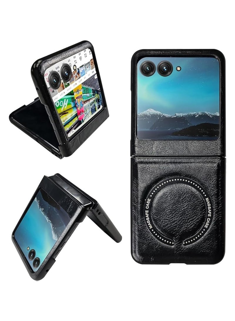 عام كيس هاتف من الجلد مغناطيسي للهاتف Motorola Razr 40 Ultra مع غلاف فاخر. - Image 1