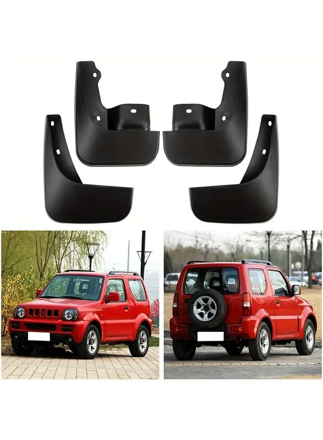 4Pcs Mud Flaps For Suzuki Jimny 2005 2018 Front Rear Wheel Waterproof Splash Guards - Image 1
