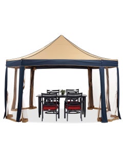 Living Patio Garden Canopy Shelter with Mosquito Net 320*390 CM  - Image 5