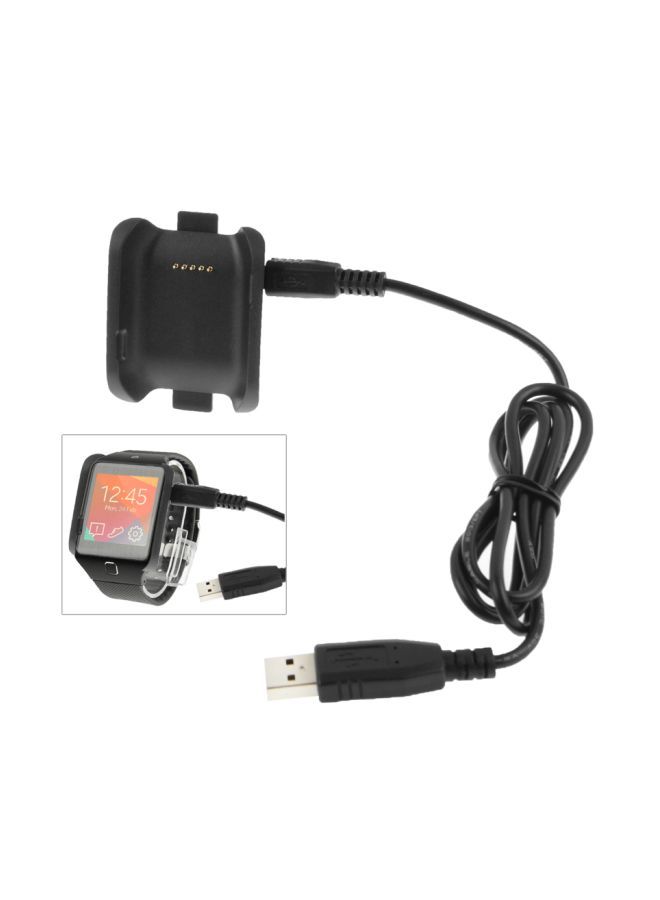 NIBEMINENT USB Charging Cable For Galaxy Gear V700 Black  - Image 2