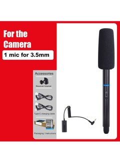 Generic Wireless interview microphone Mobile SLR camera dedicated to news reporters outdoor street noise cancelling handheld microphone (3.5mm)  - Image 1