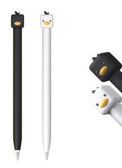 Y&D Soft Case for Apple Pencil 2nd Generation, Cute Duck Design Silicone Stylus Holder Cover, Protective Cover Accessories, 2pcs  - Image 1