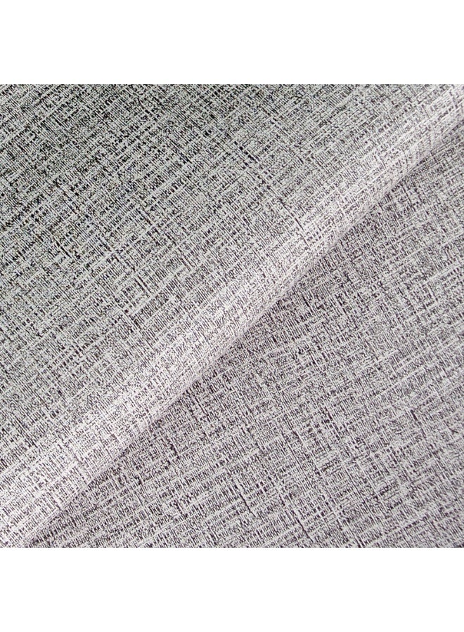 آنا ورق حائط ذاتي الالتصاق بتصميم قماش سميك رمادي غامق 40 سم × 10 م - Image 4