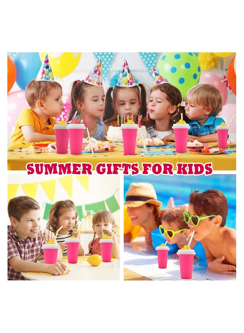 Slushy Maker Cup Slushy Maker Ice Frozen Squeeze Cup Cooling Maker Cup Freeze Mug Milkshake Smoothie Mug - Image 2