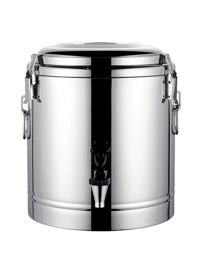 All-round Quanshi Stainless Steel Insulated Barrel 50l With Faucet Commercial Large Capacity Milk Tea Barrel Sealed Barrel Soup Barrel Construction Site Insulated Barrel - Image 1