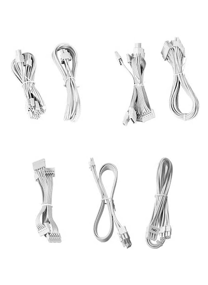 LIAN LI SP 850 80 Plus Gold Power Supply, 850 Watts Power, Fully Modular Baided Cables, Zero RPM Mode, Adjusted Start/Stop Limit, JPN Electrolytic Capacitors, White | G89.SP850W.01UK  - Image 5