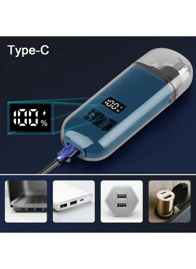 Generic High Quality Electric Portable Men Mini Nose Hair Trimmer USB Charging  - Image 3