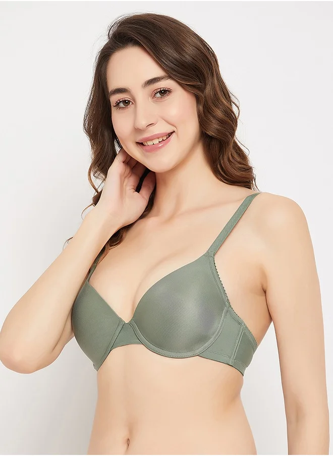 Clovia Clovia Pack of 2 Level 1 Push-Up Padded Underwired Demi Cup T-shirt Bra