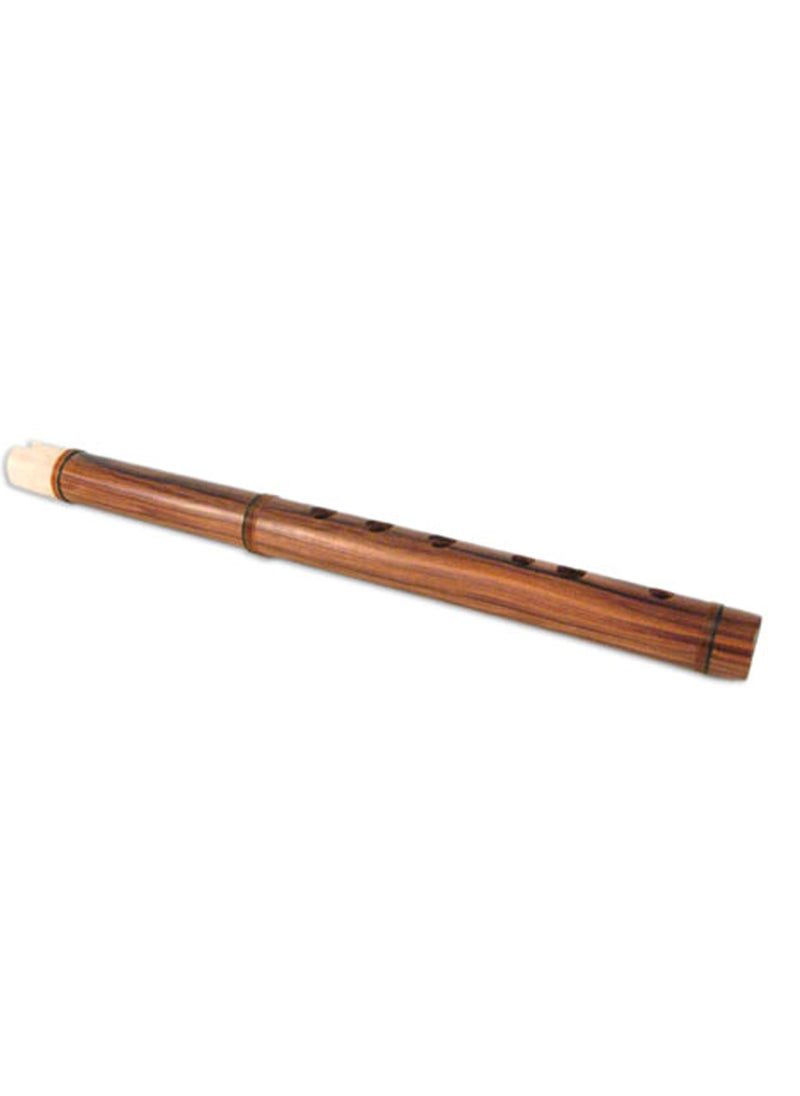 NOVICA NOVICA Wooden Andean Quena Flute with Cow Bone Mouthpiece and Carrying Case Song of The Andes 