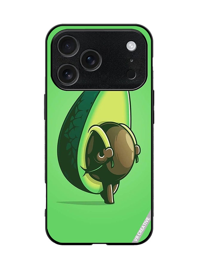 Protective Case Cover For Apple iPhone 17 Pro Avocado Design Multicolour